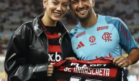 Conheça Camila Bastiani, mulher de Arrascaeta que espera o primeiro filho do casal