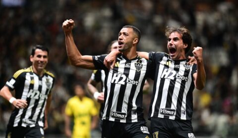 Jogador comemora permanência no Atlético: ‘Camisa pesada’