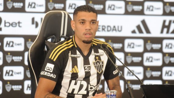 Ruan, zagueiro do Atlético (foto: Alexandre Guzanshe/EM/D.A Press)