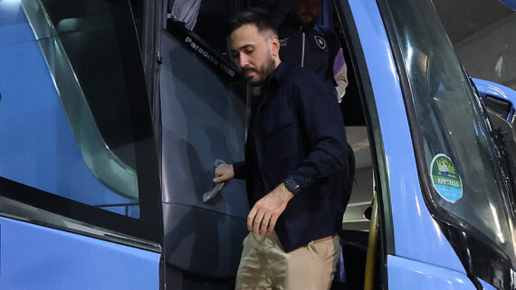 Davide Ancelotti, técnico do Botafogo (foto: Vitor Silva/Botafogo)