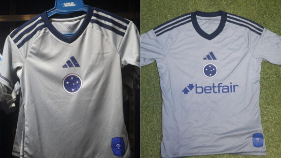 Camisas de goleiro do Cruzeiro (foto: Marcos Vieira/EM D.A Press)