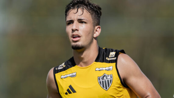 Iseppe, meia do Atlético (foto: Pedro Souza/Atlético)