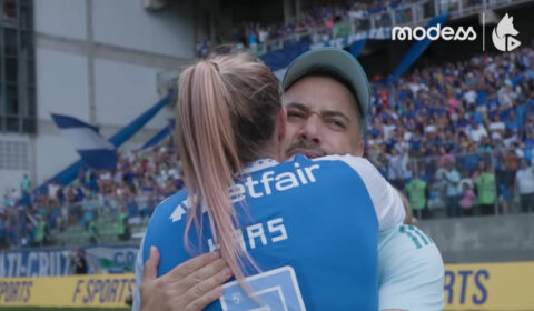 Bastidores do Cruzeiro têm lágrimas de emoção por avanço inédito: ‘Dia de ser cabulosa’