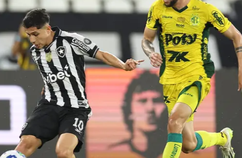 Botafogo e Mirassol empataram no Nílton Santos (foto: Vitor Silva/Botafogo)