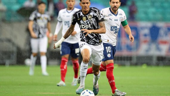 Lance de Bahia x Botafogo pelo Campeonato Brasileiro (foto: Vitor Silva/Botafogo)