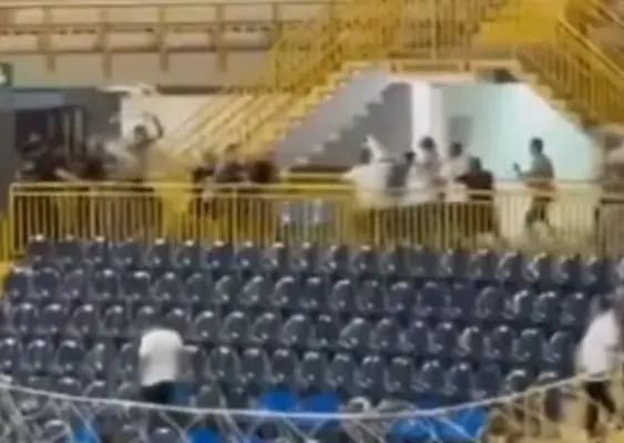 Clássico de Futsal entre Ceará e Fortaleza termina em confusão e jogo é encerrado