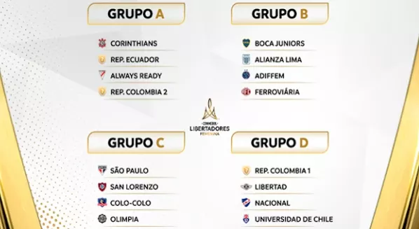 Com 3 brasileiros, veja os grupos da Libertadores Feminina