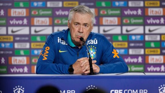 Carlo Ancelotti, técnico da Seleção Brasileira (foto: @rafaelribeirorio I CBF)