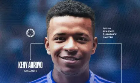 Cruzeiro confirma contratação do atacante Keny Arroyo