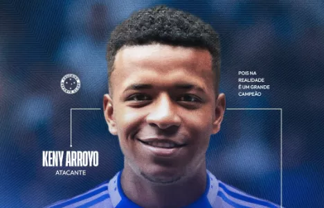 Cruzeiro confirma contratação do atacante Keny Arroyo