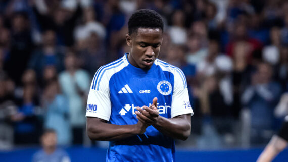 Luis Sinisterra, atacante do Cruzeiro (foto: Gustavo Aleixo/Cruzeiro)