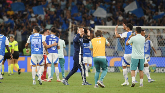 Cruzeiro briga na parte de cima da tabela de classificação do Brasileiro (foto: Alexandre Guzanshe/EM/D.A. Press)