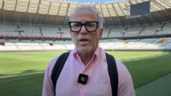 Jaeci Carvalho no Mineirão (foto: Reprodução)