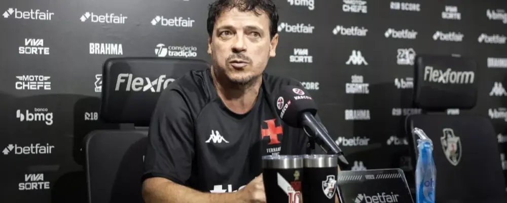 Diniz elogia atuação do Vasco contra o Bahia: ‘Time foi muito bem’