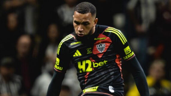 Everson durante vitória do Atlético sobre o Mirassol na Arena MRV (foto: Pedro Souza/Atlético)