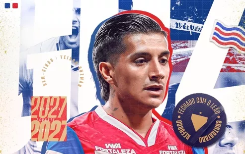 Fortaleza oficializa Yeison Guzmán para temporada 2025