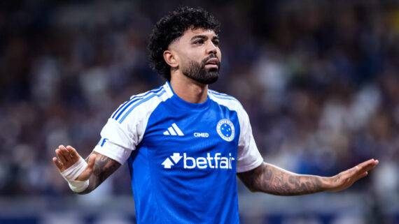 Gabigol, atacante do Cruzeiro, no Mineirão (foto: Gustavo Aleixo/Cruzeiro)