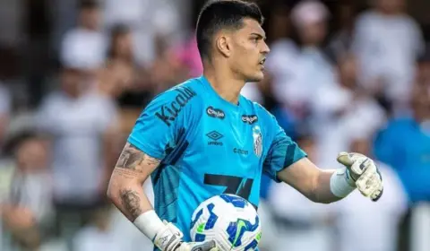 Gabriel Brazão é dúvida no Santos para clássico contra o São Paulo