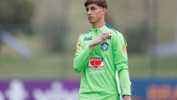 Léo Nanneti na Granja Comary, pela Seleção Brasileira (foto: Foto: Rafael Ribeiro/CBF)