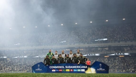 Atlético em jogo na Arena MRV (foto: Pedro Souza / Atlético)
