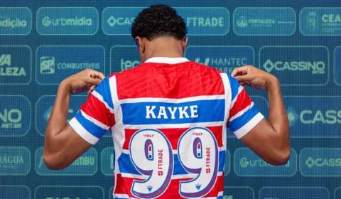 Kayke mira oportunidades com Palermo para se firmar no elenco do Fortaleza