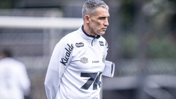 Juan Pablo Vojvoda, técnico do Santos (foto: Divulgação/Santos)
