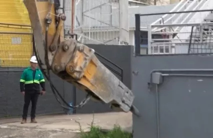 Nabi Abi Chedid começa a ser demolido para nova arena do Bragantino