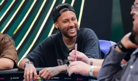 Neymar transforma poker em ‘terapia’ durante recuperação de lesão no Santos