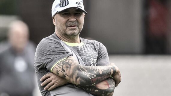 Jorge Sampaoli, treinador argentino (foto: Foto: Ivan Storti / Santos FC)