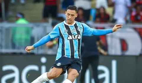 Noriega brilha na estreia pelo Grêmio e recebe elogio de Mano Menezes