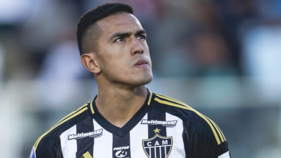 Cuello, atacante do Atlético (foto: Pedro Souza/Atlético)