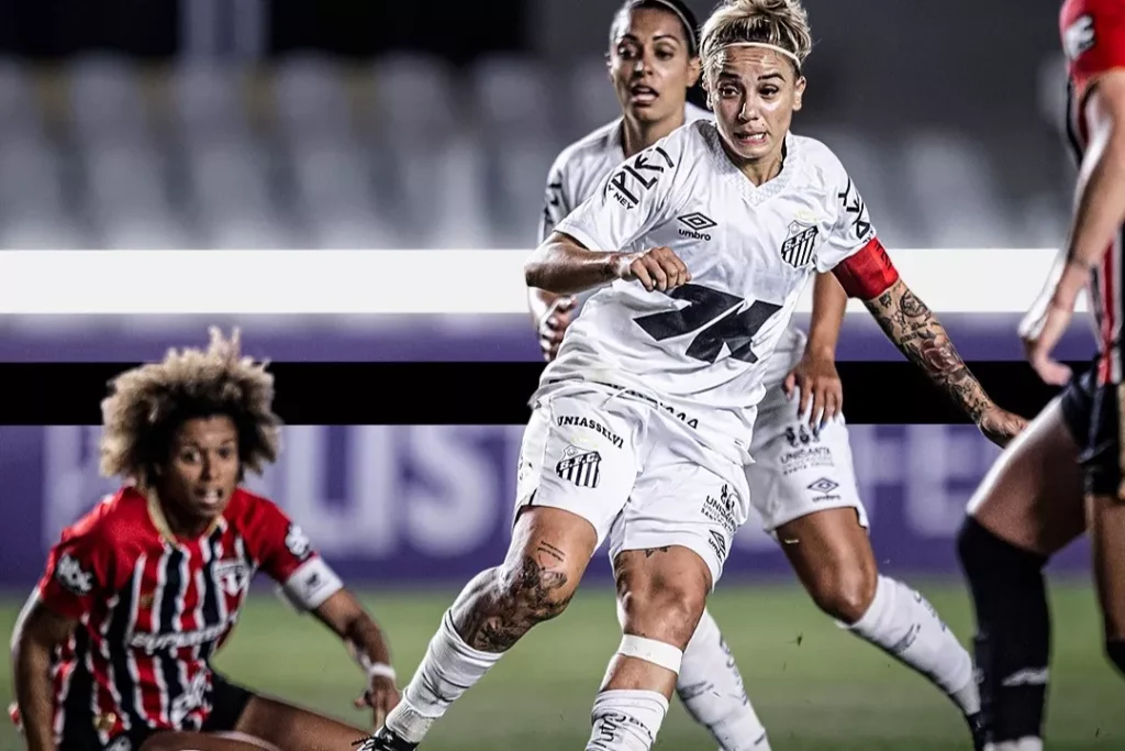 PAULISTÃO FEMININO: Santos corre atrás do empate com o São Paulo em jogo quente (Foto: Divulgação/Sereias)