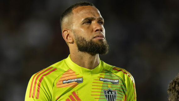 Everson, goleiro do Atlético, antes de duelo contra o Maringá pela Copa do Brasil (foto: Pedro Souza/Atlético)
