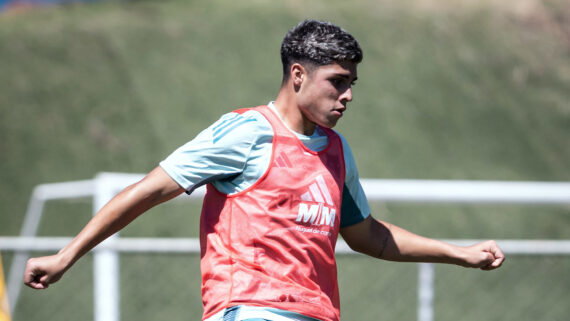 Cauan Baptistella, promessa do Cruzeiro (foto: Gustavo Aleixo/Cruzeiro)