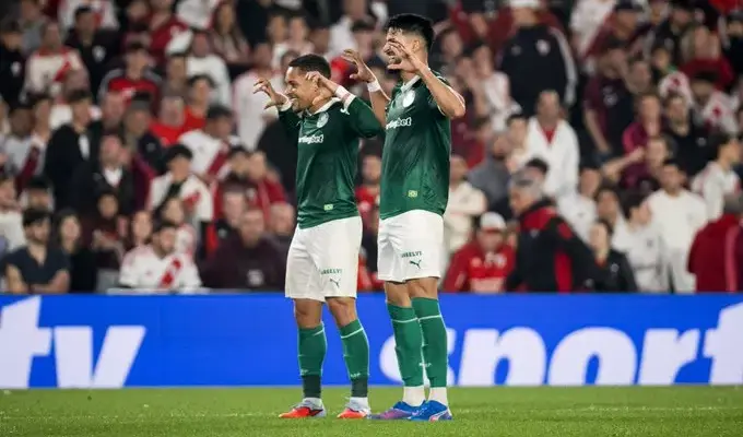 River Plate-ARG 1 x 2 Palmeiras – Verdão decide no 1º tempo e abre vantagem na Argentina
