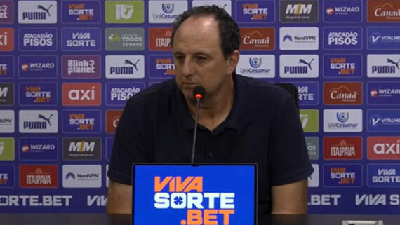 Rogério Ceni, técnico do Bahia (foto: Reprodução/TV Bahêa)
