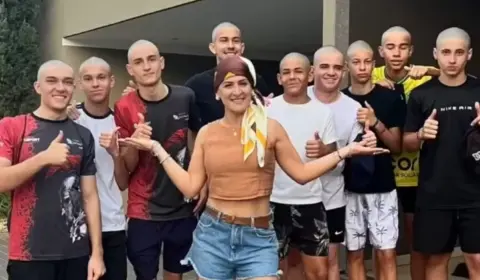 Sub-14 do Mirassol se une em apoio à mãe de atleta diagnosticada com câncer