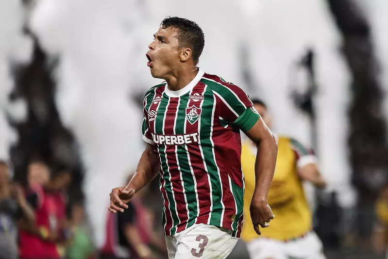 Thiago Silva faz história pelo Fluminense e destaca entrega após classificação (Foto: Lucas Merçon/Fluminense)