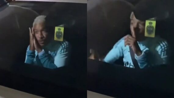 Torcedores do Cruzeiro cantaram música de ninar para filho de Matheus Pereira (foto: Reprodução)