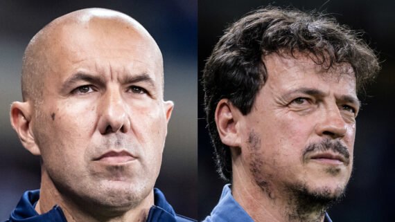 Leonardo Jardim e Fernando Diniz, técnicos (foto: Gustavo Aleixo/Cruzeiro)