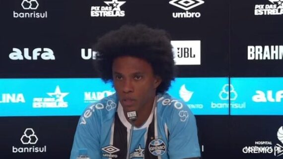 Willian muda de ideia, opta em retornar ao Brasil e acerta transferência para o Grêmio (foto: Foto: Reprodução/Grêmio)