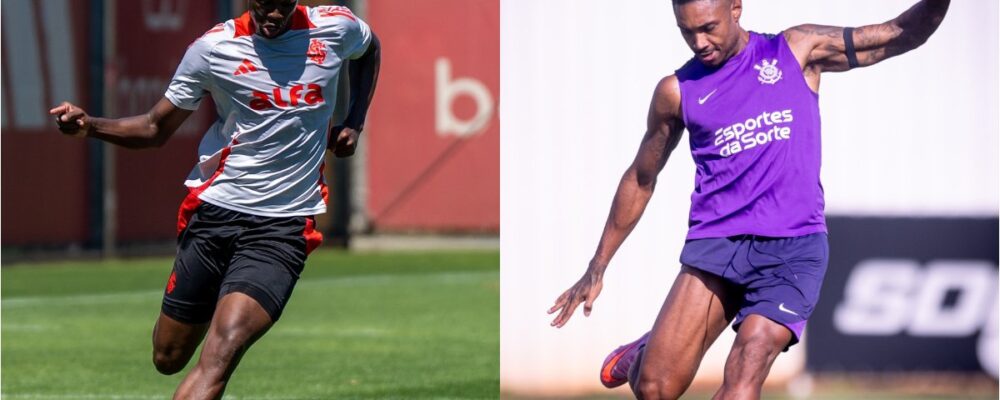 Internacional x Corinthians: onde assistir, horário e escalações do Campeonato Brasileiro 