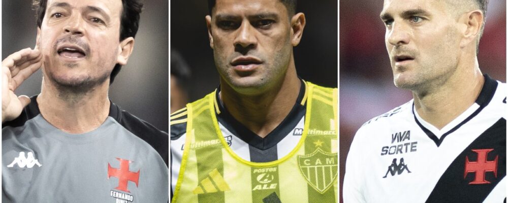 Diniz cita Hulk, do Atlético, ao comentar seca de gols de Vegetti no Vasco