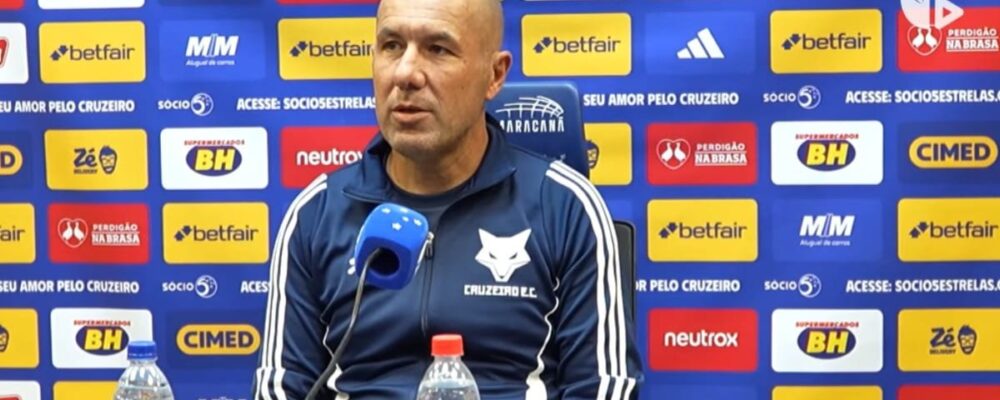 Jardim destaca jogos do Cruzeiro contra Flamengo, mas faz alerta e pedido à torcida