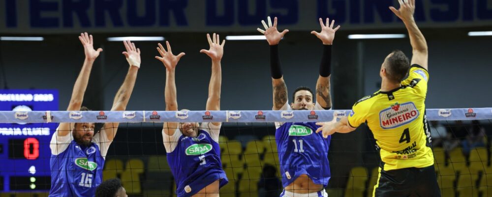 Praia ‘não jogou vôlei’ contra o Cruzeiro, diz técnico: ‘Perdemos a cabeça’