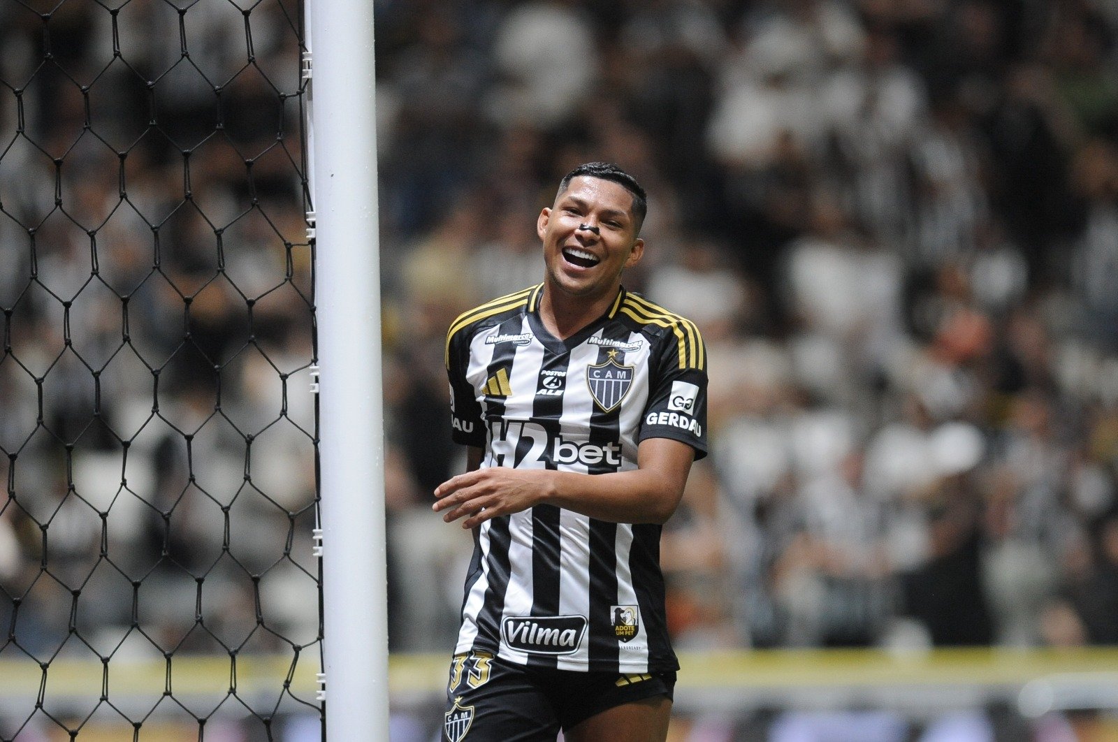 Rony em ação pelo Atlético na Arena MRV (foto: Alexandre Guzanshe/EM/D.A. Press)
