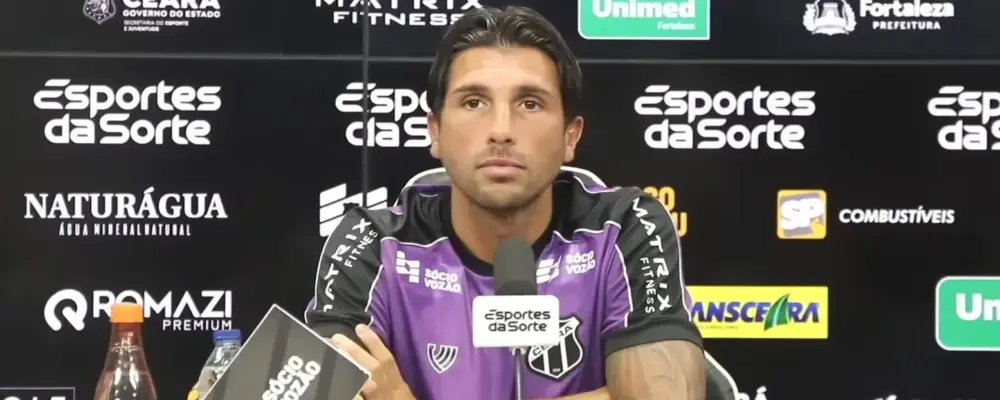 Lucas Mugni revela condições para renovar com o Ceará no fim da temporada