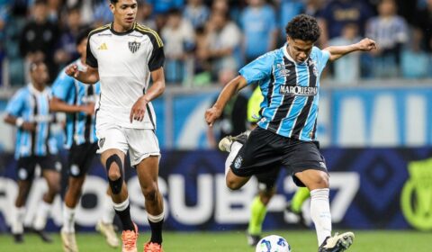 Atlético tem jogador expulso e é goleado pelo Grêmio na final do Brasileiro Sub-17