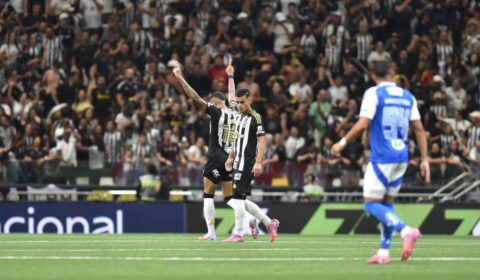 Ruan Tressoldi celebra ‘superação’ com gol em Atlético x Cruzeiro