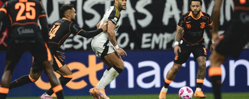 Atlético leva golaço, perde para Corinthians e pode terminar rodada a 2 pontos do Z4